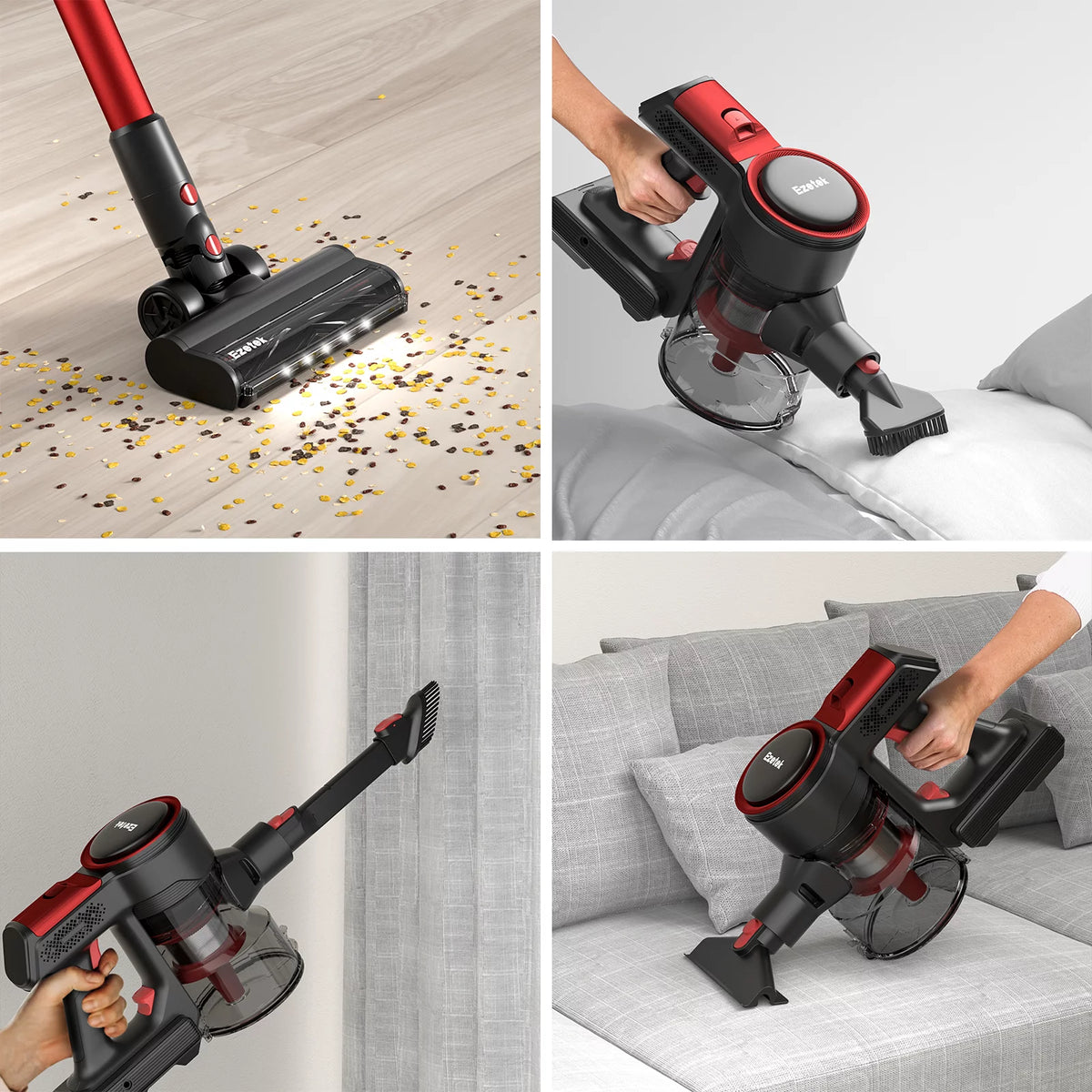 5 in 1 Cordless Stick Vacuum Cleaner with LED Display S5835