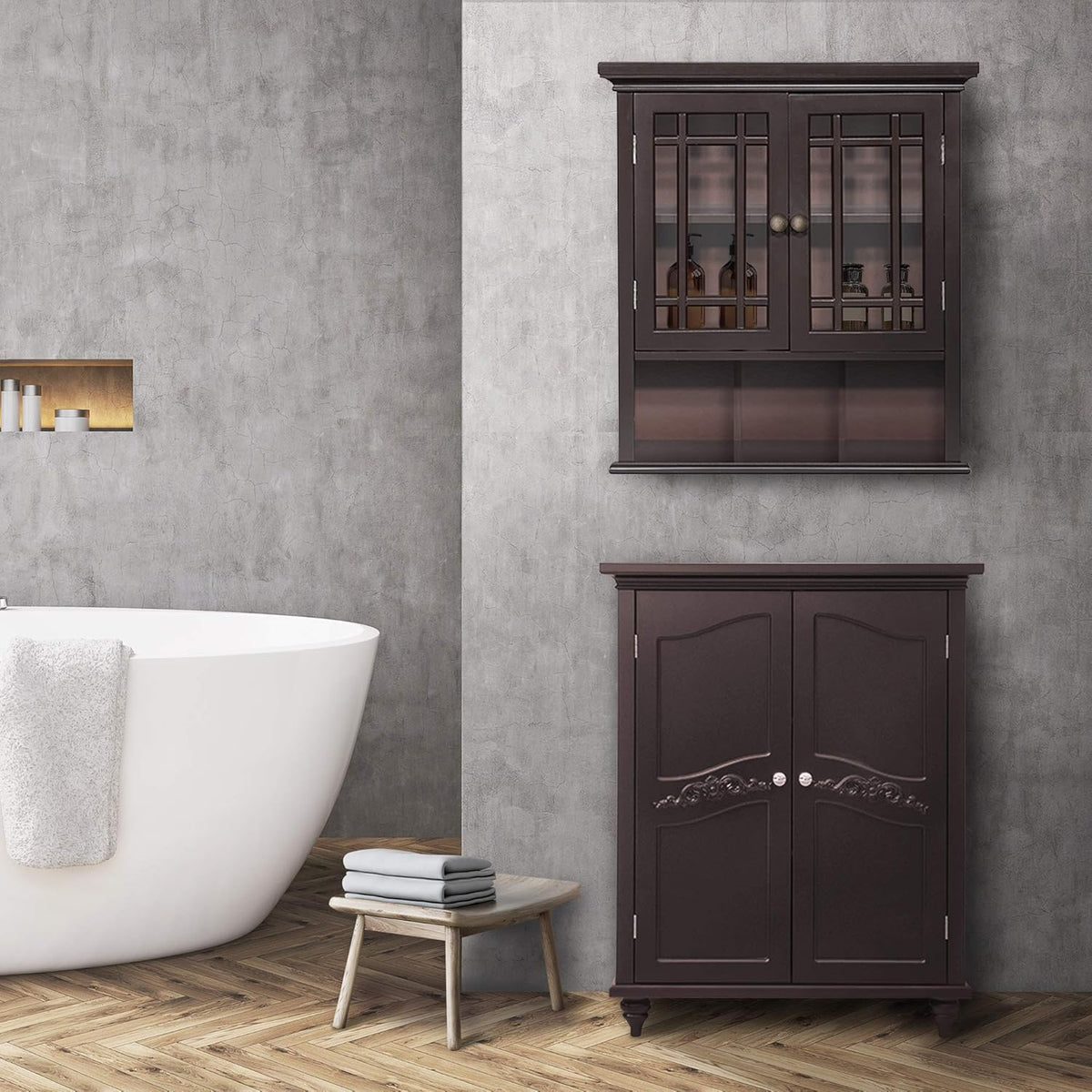 Wall Cabinet with 2-Door and Shelf B217