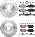 255 mm Front + 259 mm Rear Brake Rotors + Ceramic Pads + Hardware Q163