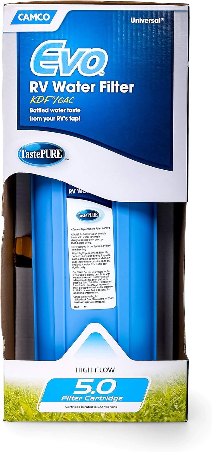 White RV & Marine Water Filter D432