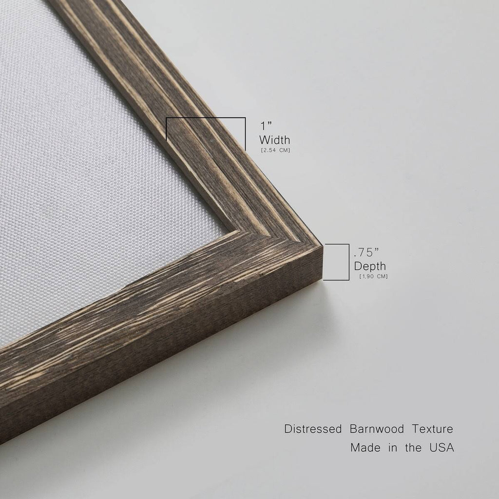 Framed Canvas O726