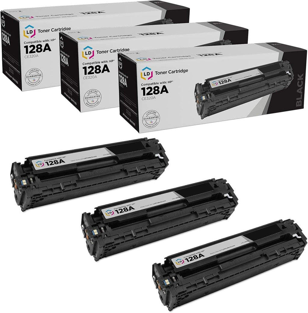 Remanufactured Toner Cartridge Replacement Black 3-Pack Z64009