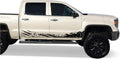 Black Mud Splash Decal Sticker Pack of 2 R614