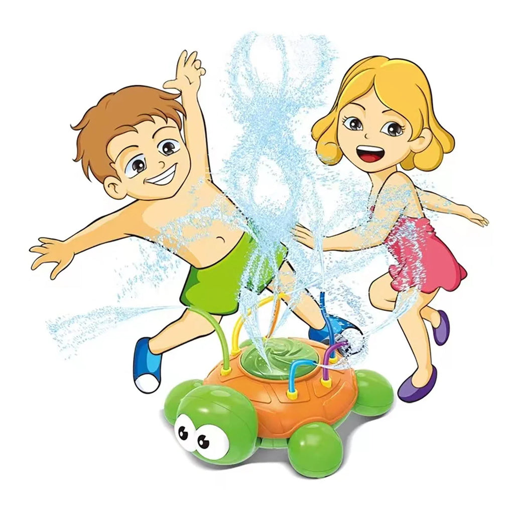 Sprinkler Toy for Kids Water Splash Play Spinning Spray Turtle Outdoor Toy M994118
