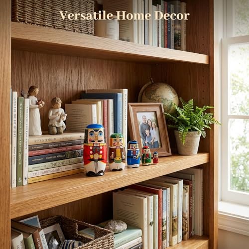 5 Pc Handmade Wooden Nesting Dolls H69769