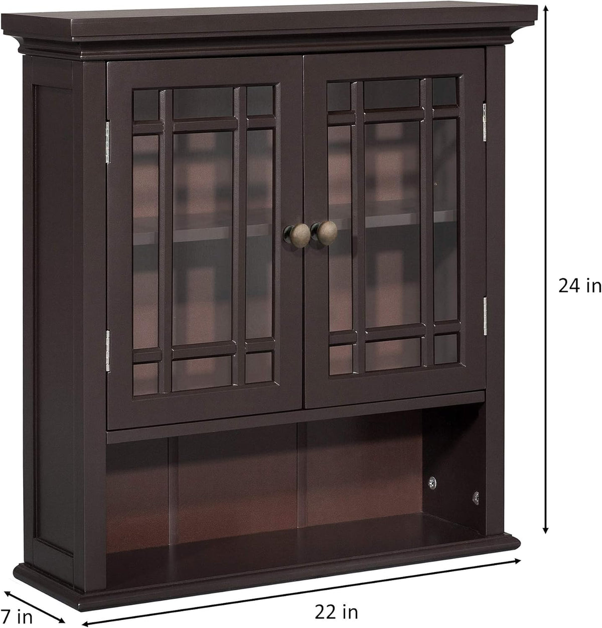 Wall Cabinet with 2-Door and Shelf B217