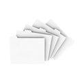 White Index Tabs 9in. x 11in. 250 Sheets per Pack Case of 5 Packs R16904