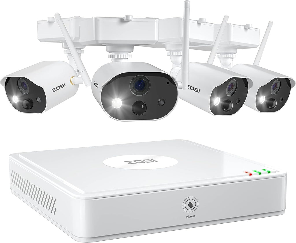 4 Pack 1080P HD-TVI Weatherproof Bullet Security Cameras D484