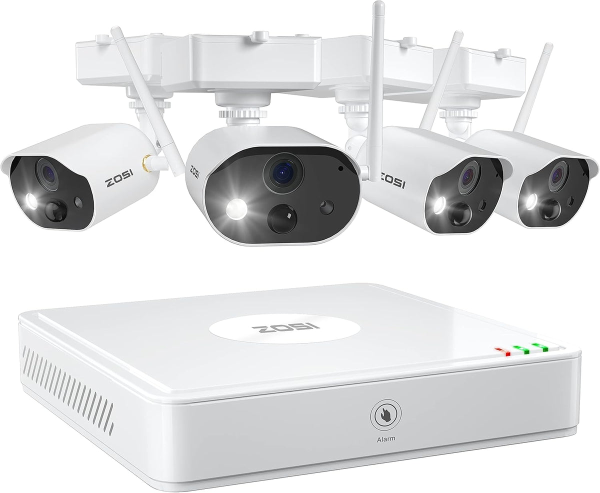 4 Pack 1080P HD-TVI Weatherproof Bullet Security Cameras D484