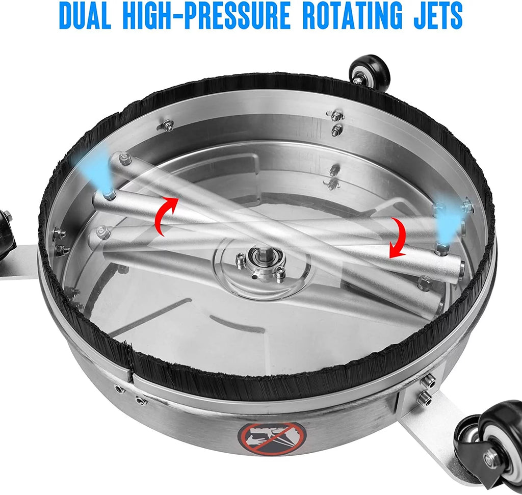 15" Pressure Washer Surface Cleaner with 3 Wheels R48123