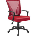 Black Ergonomic Mesh Office Chair with Lumbar Support P32723
