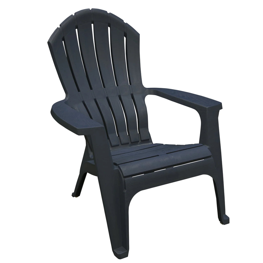 Gray Resin Stackable Adirondack Chair H2949