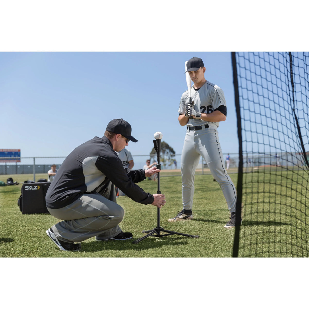 Batting Tee with Tripod Base and Rubber Tee Top E236