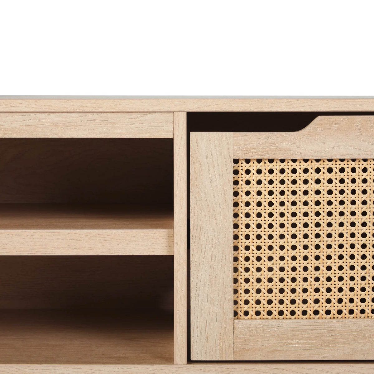 Boho 2-Door Rattan TV Stand L6329