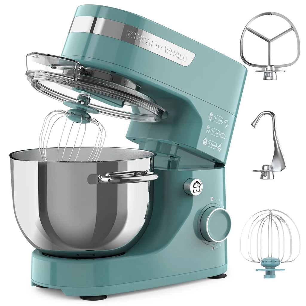 5.5Qt 12-Speed Tilt-Head Electric Stand Mixer with Stainless Steel Bowl H7159