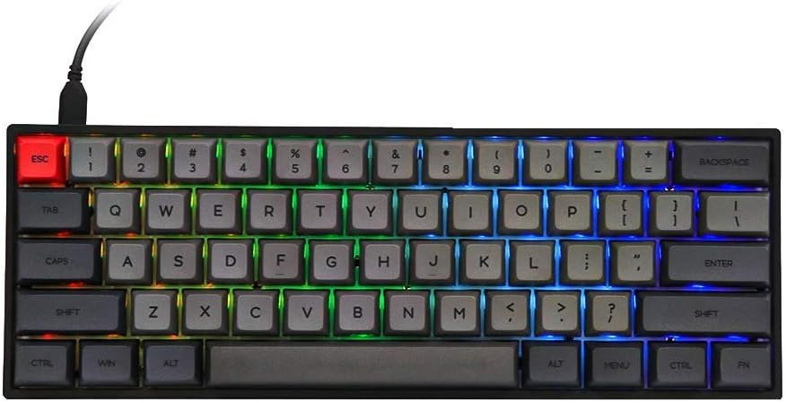 61 Keys Hot Swappable Programmable Mechanical Keyboard S728562