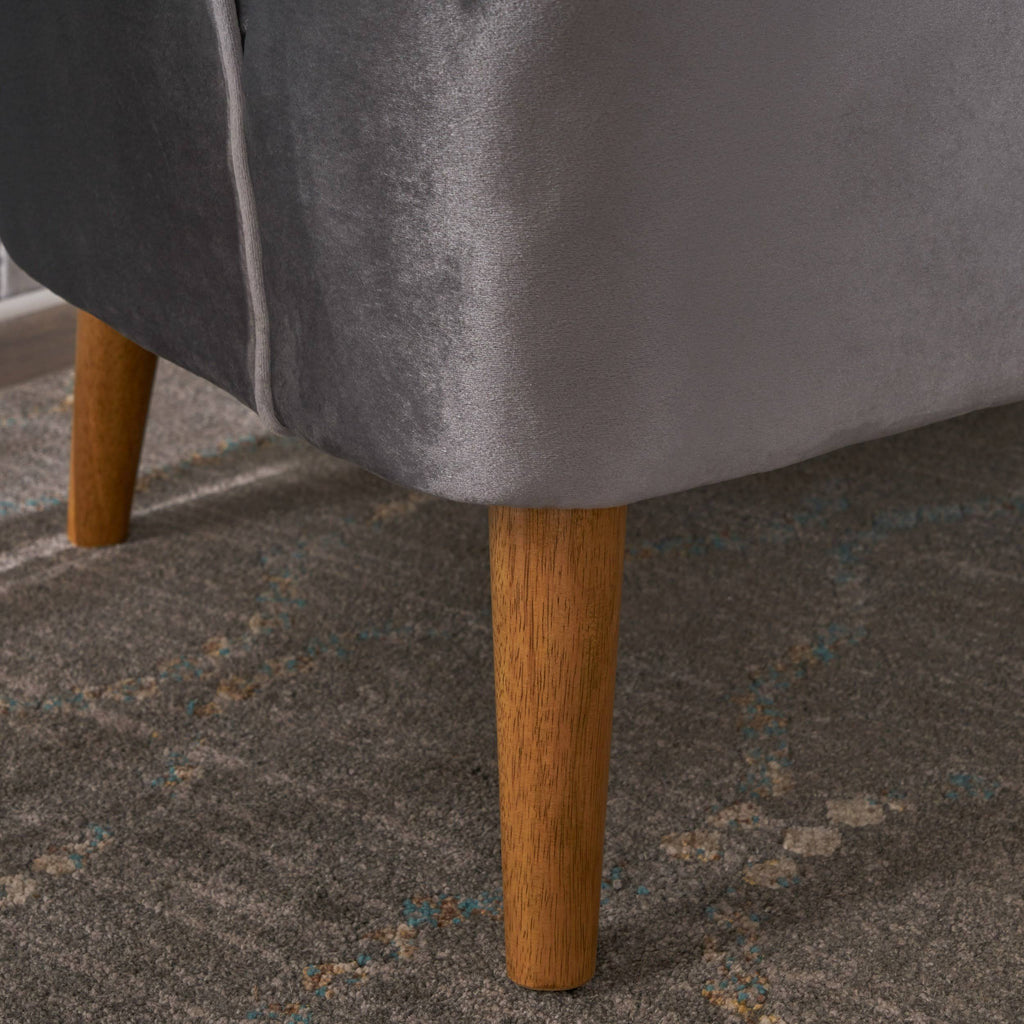 Modern Velvet Settee F743