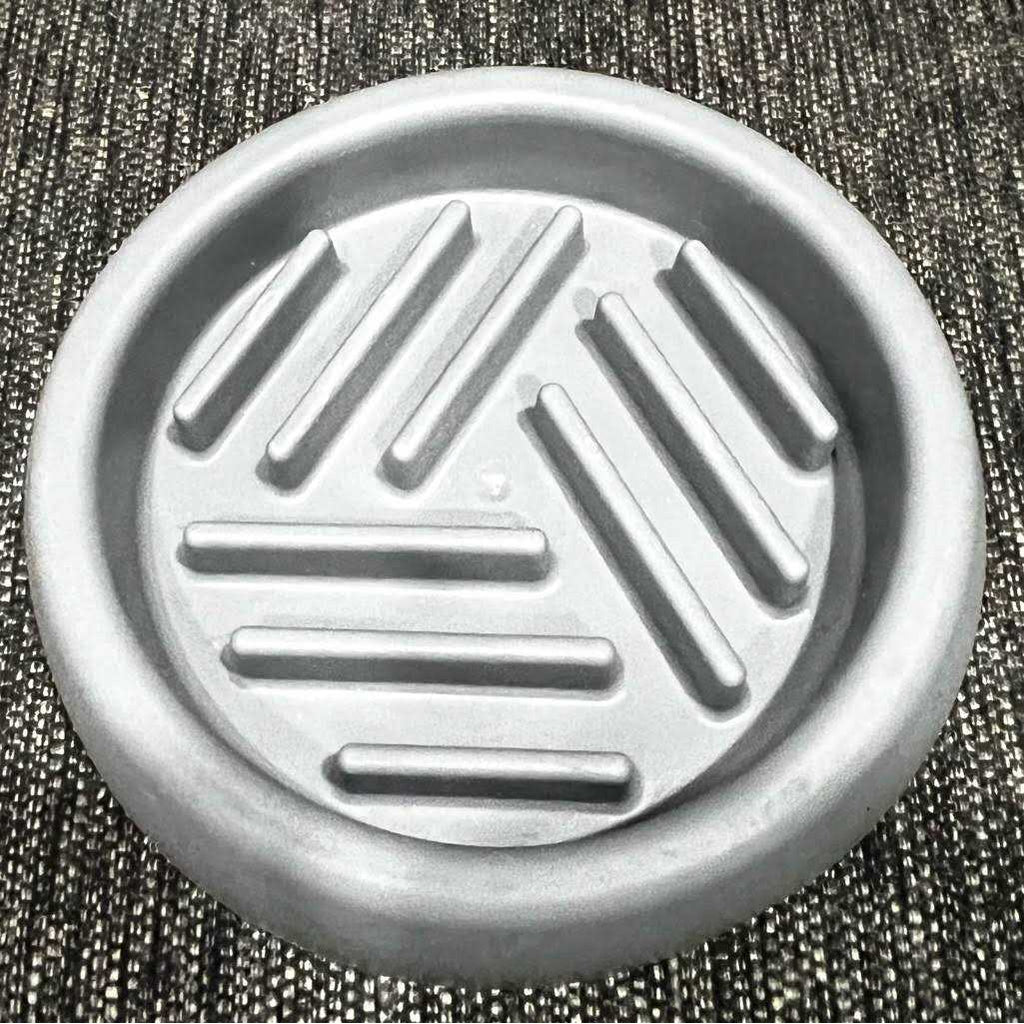Grey Puzzle Slow-Feeder Dog Bowl J6416