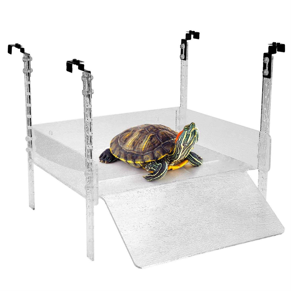 Hanging Turtle Basking Platform Aquatic Reptile Ramp Dock E167680