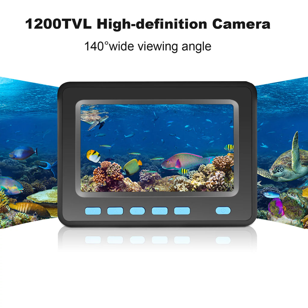 1200TVL Underwater Fishing Fish Finder with 4.3'' LCD Monitor R74302
