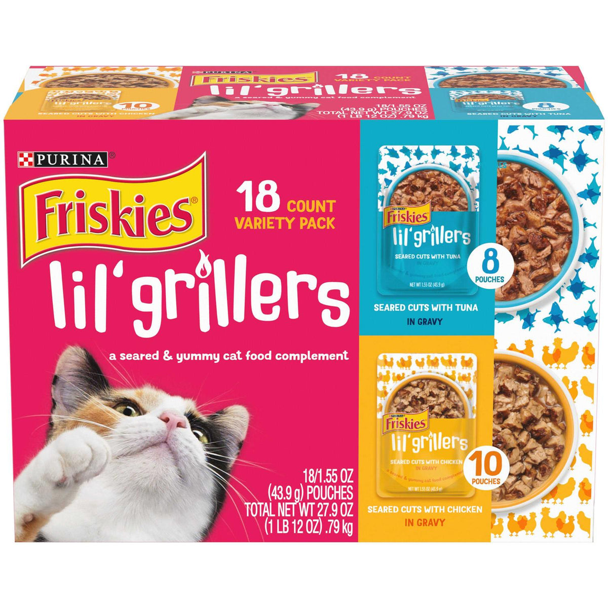 Wet Cat Food Complement Variety Pack Chicken W21184