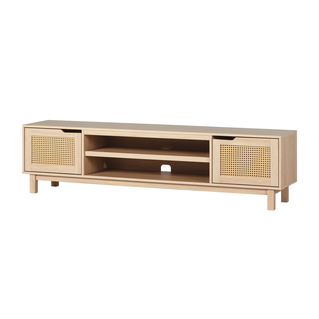 Boho 2-Door Rattan TV Stand L6329