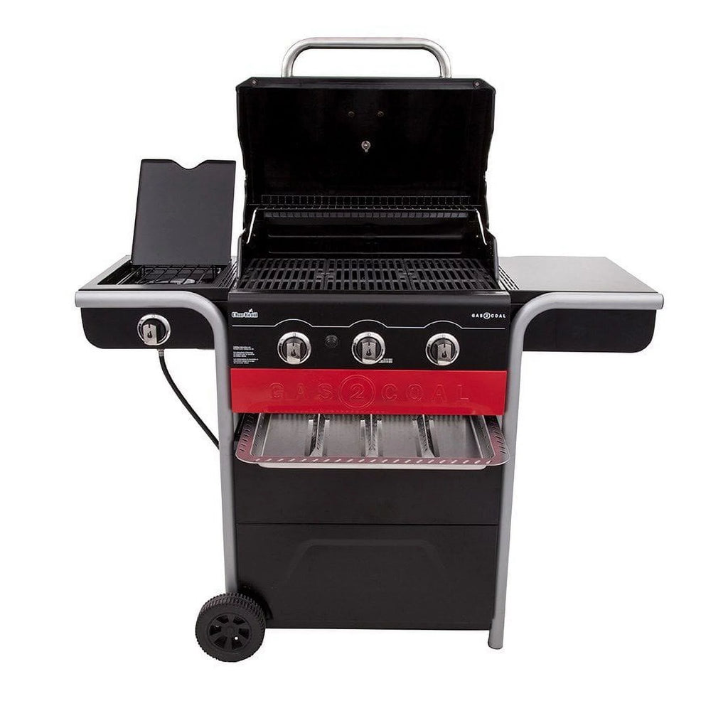 3-Burner Gas & Charcoal Combination Grill S383