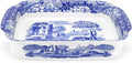 Blue Italian Rectangle Lasagna Handled Dish C54500