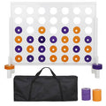 4 in A Row Wooden Board Game with Carry Case J65324