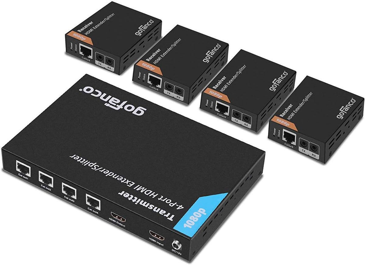 1x4 HDBaseT HDMI Extender Splitter 4K 60Hz S991062
