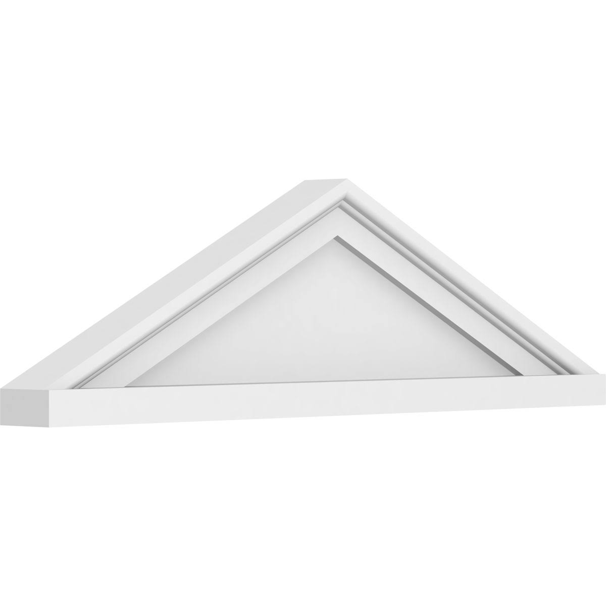 Smooth PVC Peaked Cap Pediment U88384