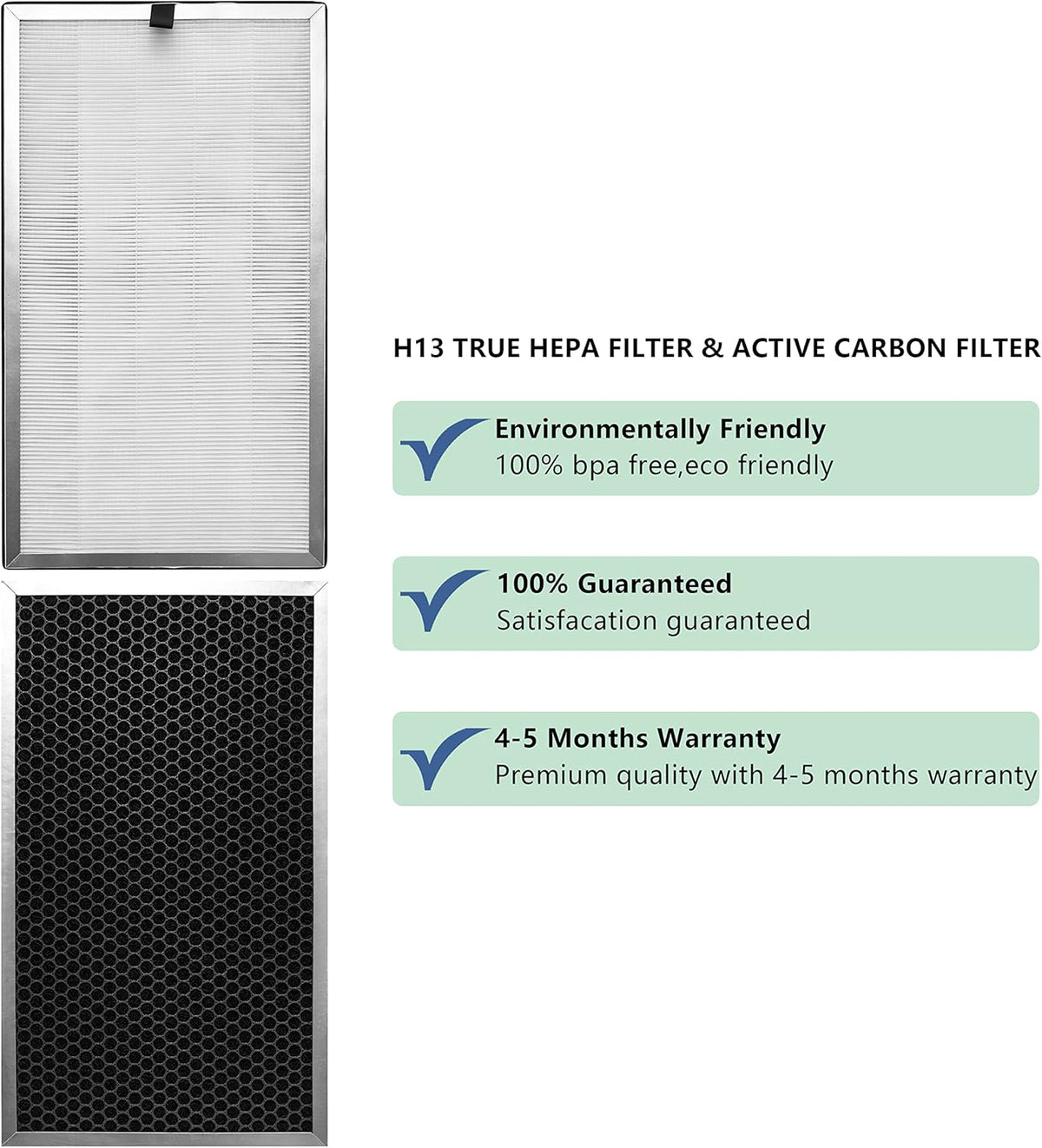 Replacement Filter, 3 in 1 H13 True HEPA, 2 Pack A9984