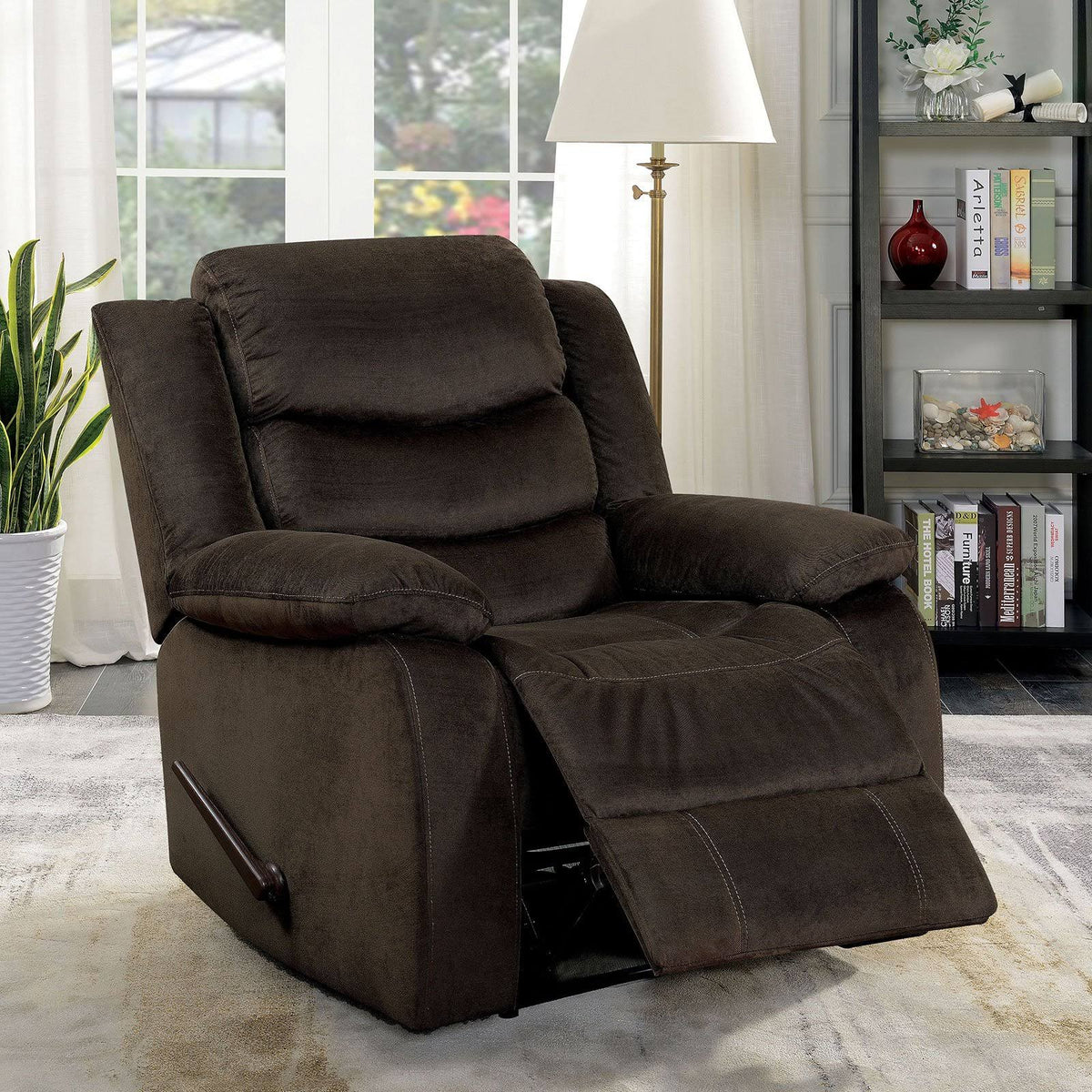 Brown Recliner W82083