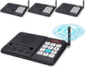 Wireless Intercom System 1 Mile Long Range 10 Channel Pack of 4 B911