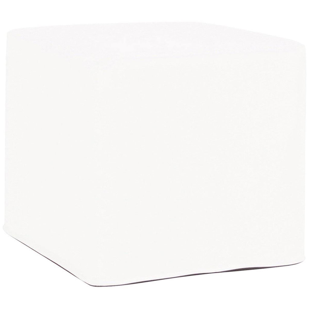 Turquoise No Tip Block Ottoman O4228