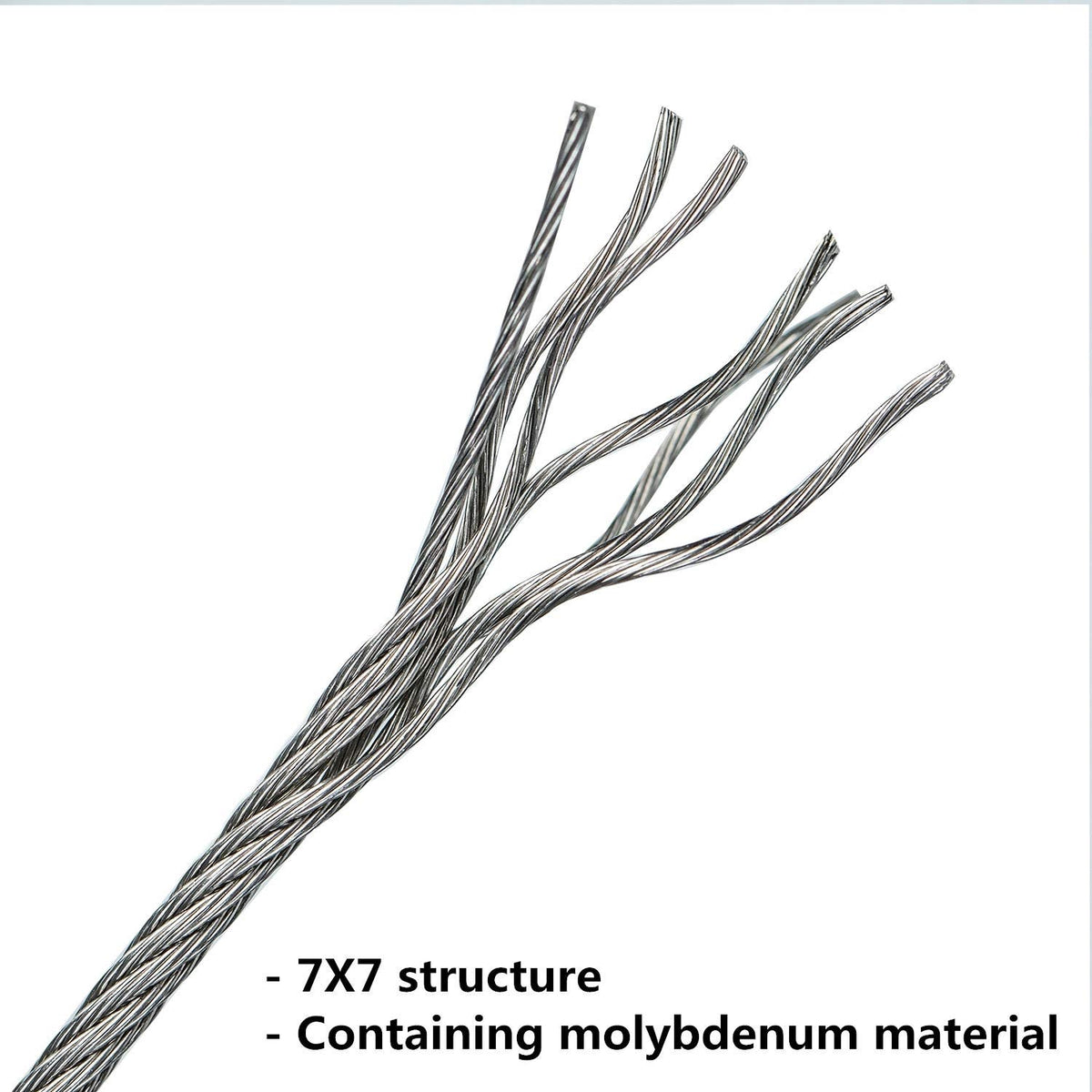 316 Stainless Steel Cable 7x7 500FT C354697