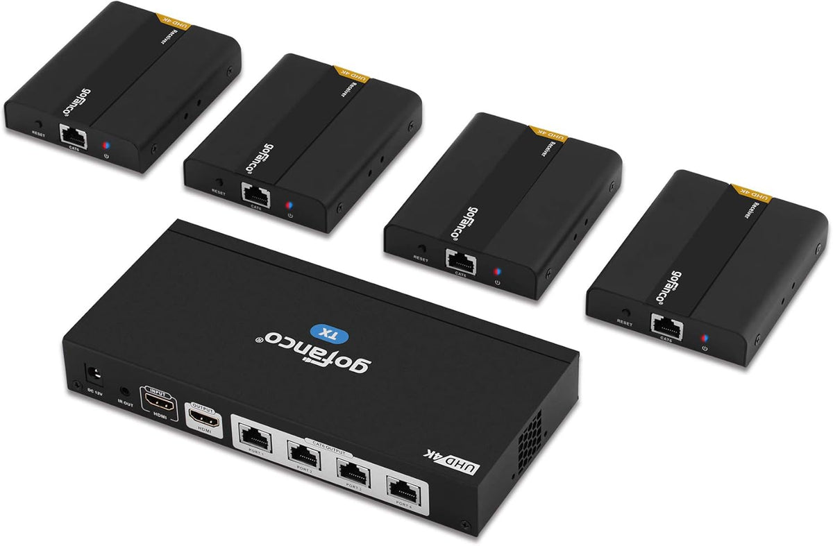 1x4 HDBaseT HDMI Extender Splitter 4K 60Hz S991062