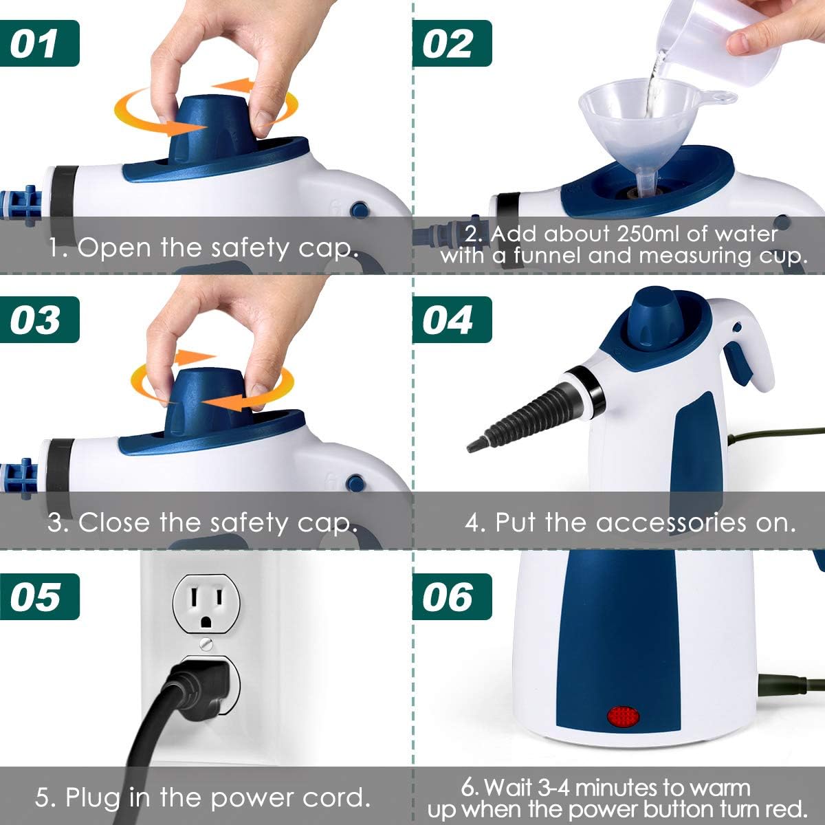 Handheld Steam Cleaner Pack of 2 K84500