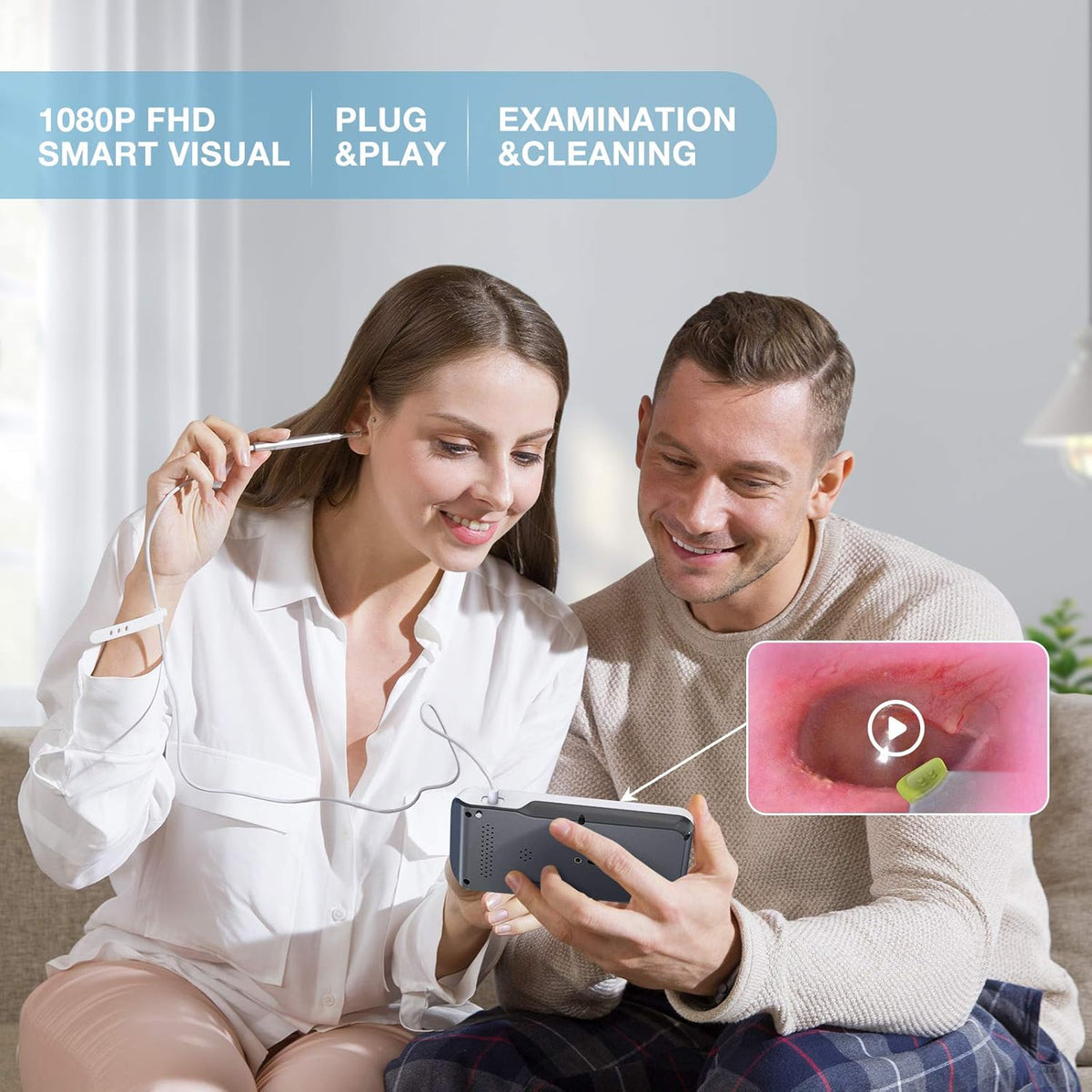 Ear Wax Removal Camera with 4.5 IPS Screen D529449