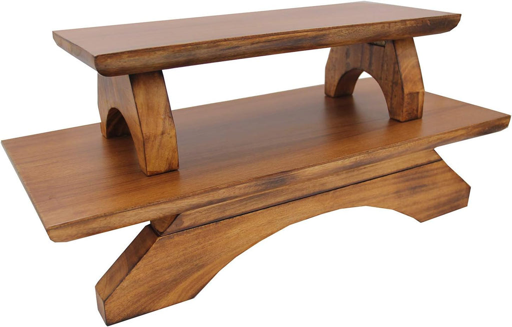 Solid Wood Hand Carved Meditation Table I13003