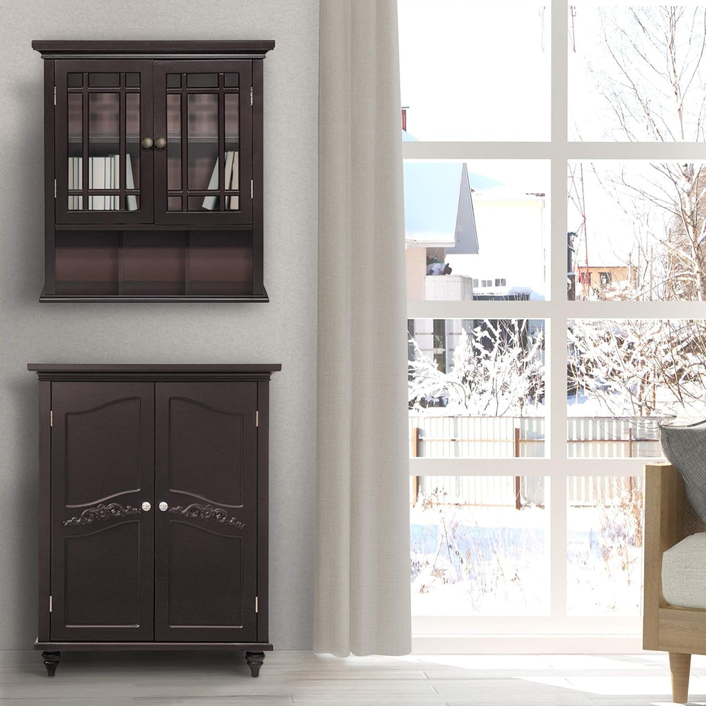 Wall Cabinet with 2-Door and Shelf B217