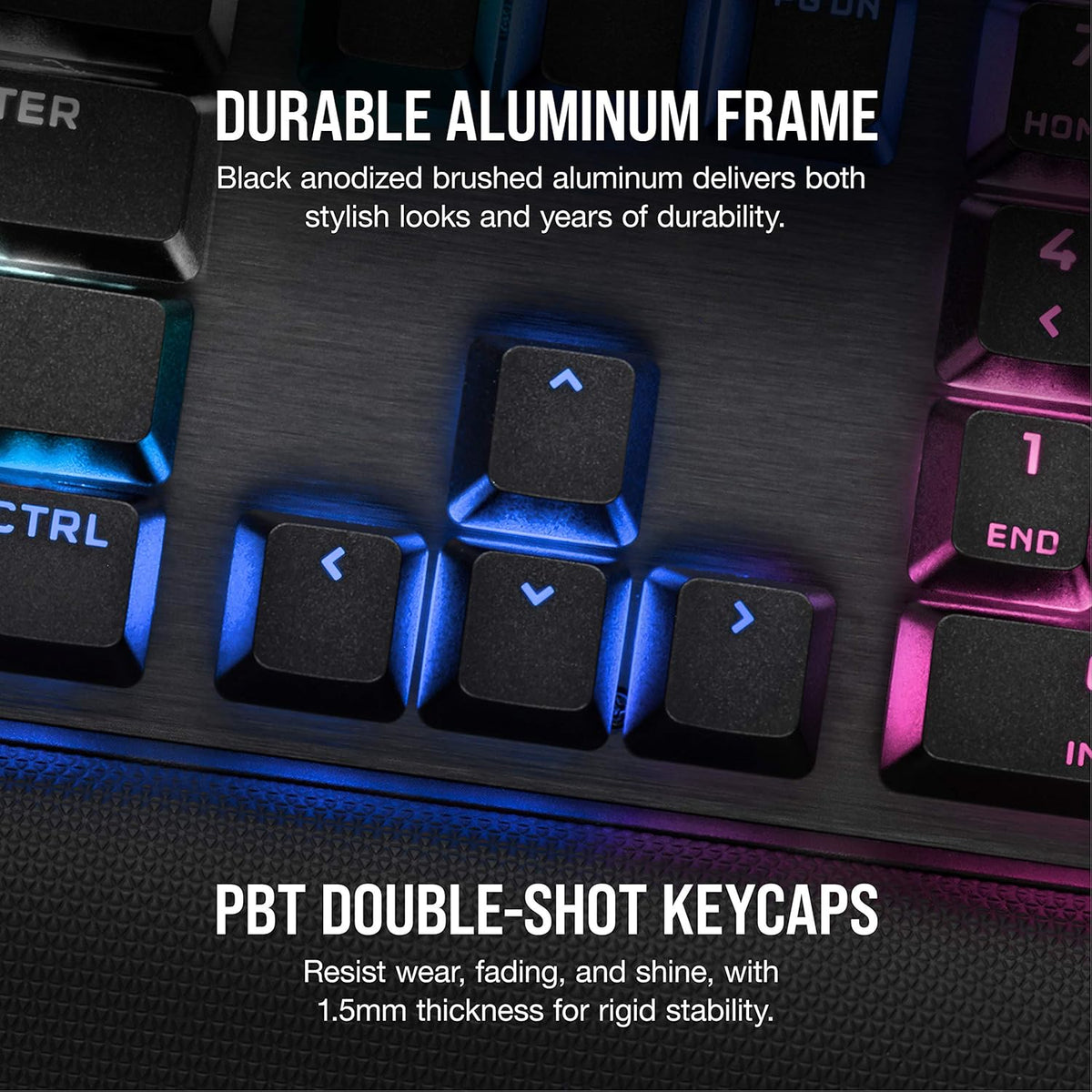 RGB Mechanical Gaming Keyboard with Aluminum Frame D4639