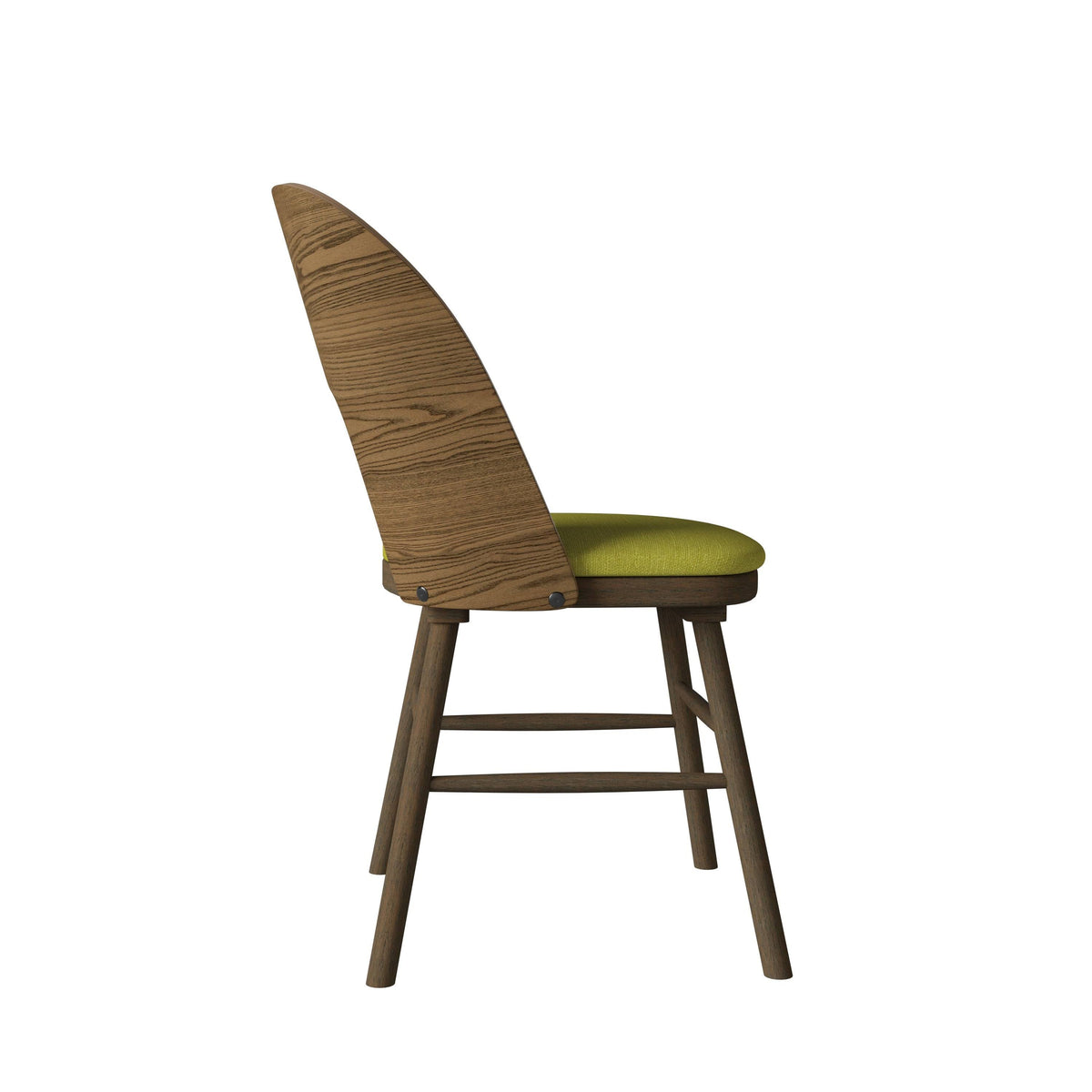 Kiwi Green Armless Side Chair Set of 2 V380