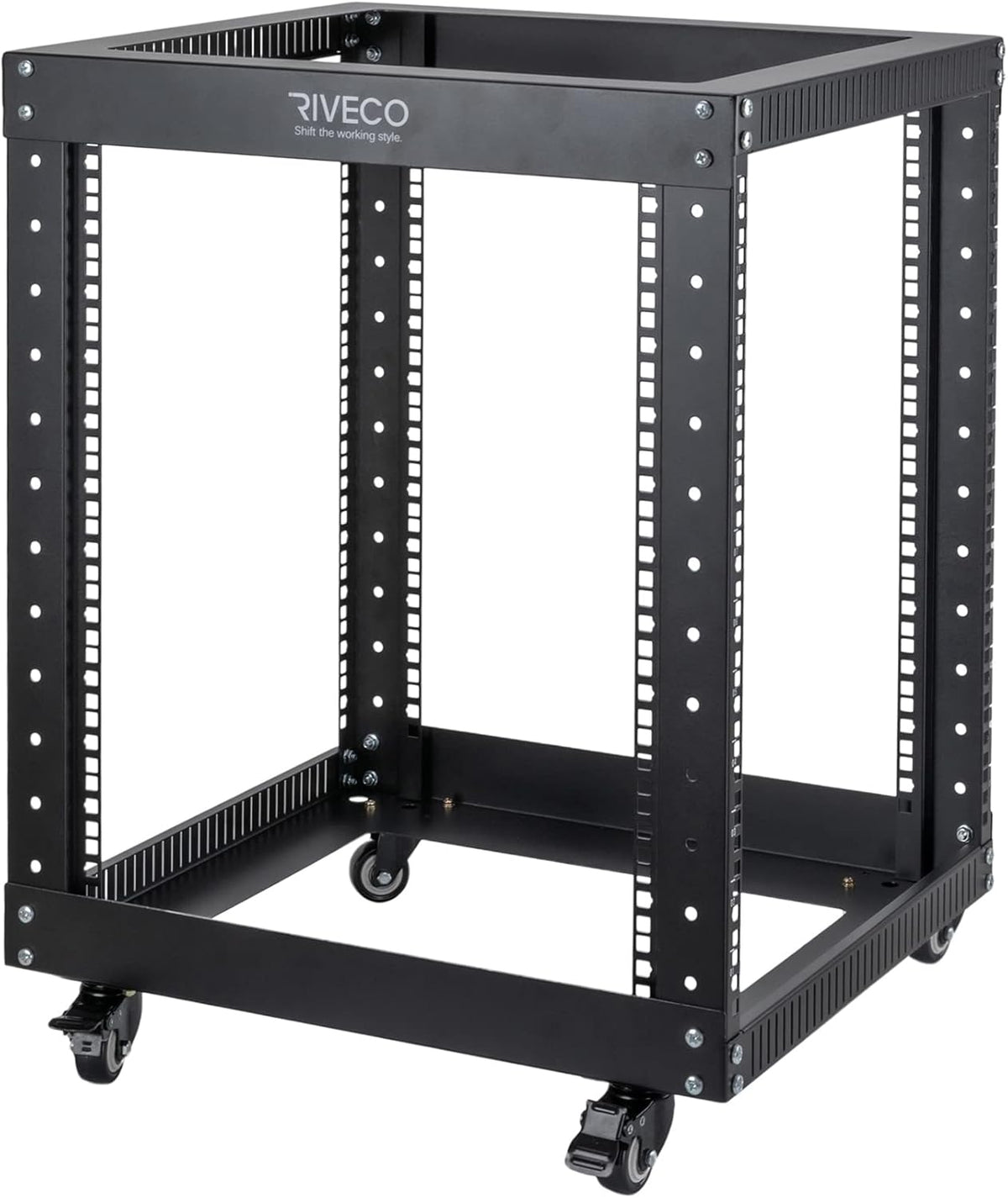 12U Open Frame Server Rack with Casters S3346