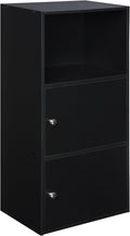 Black 2 Door Cabinet C618