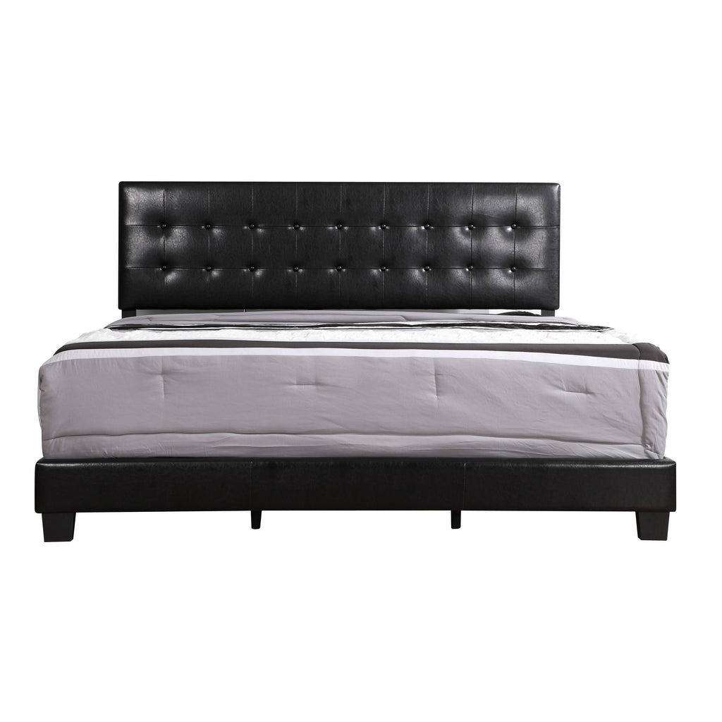 White Full Panel Bed E782