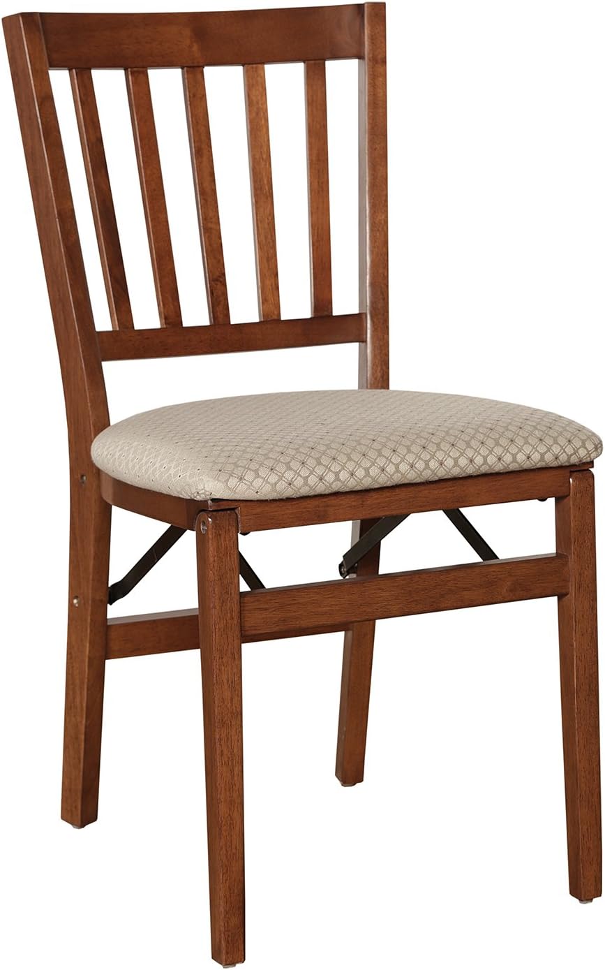 Folding Card Table Cherry Finish N363839