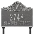 Pewter Silver Monogram Plaque S437