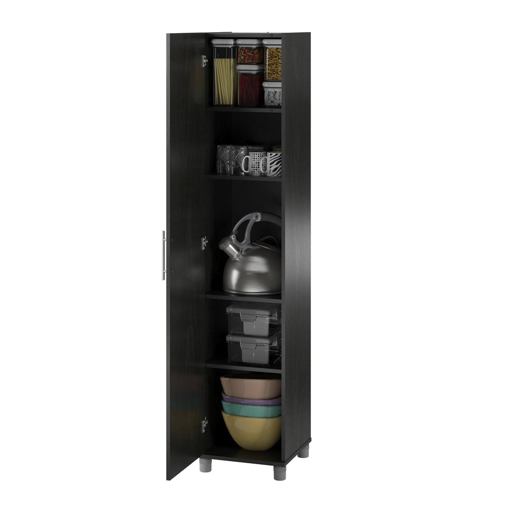 Black Oak Utility Storage Cabinet D518