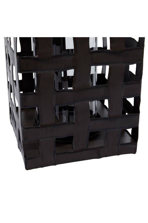 Metal Glass Candle Lantern B80717